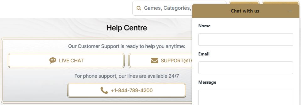 Get 24/7 support via live chat, email, or phone at the Help Centre