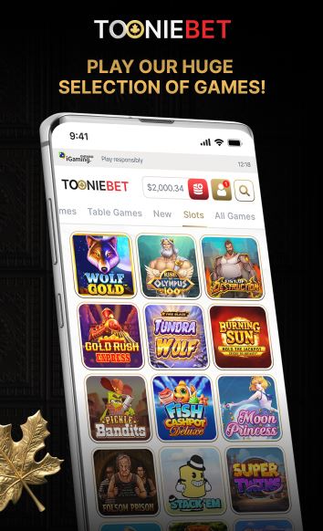 Spin hundreds of popular slots in the mobile lobby